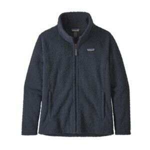 Patagonia Diamond Jacquard Fleece Jacket in Classic Navy Blue